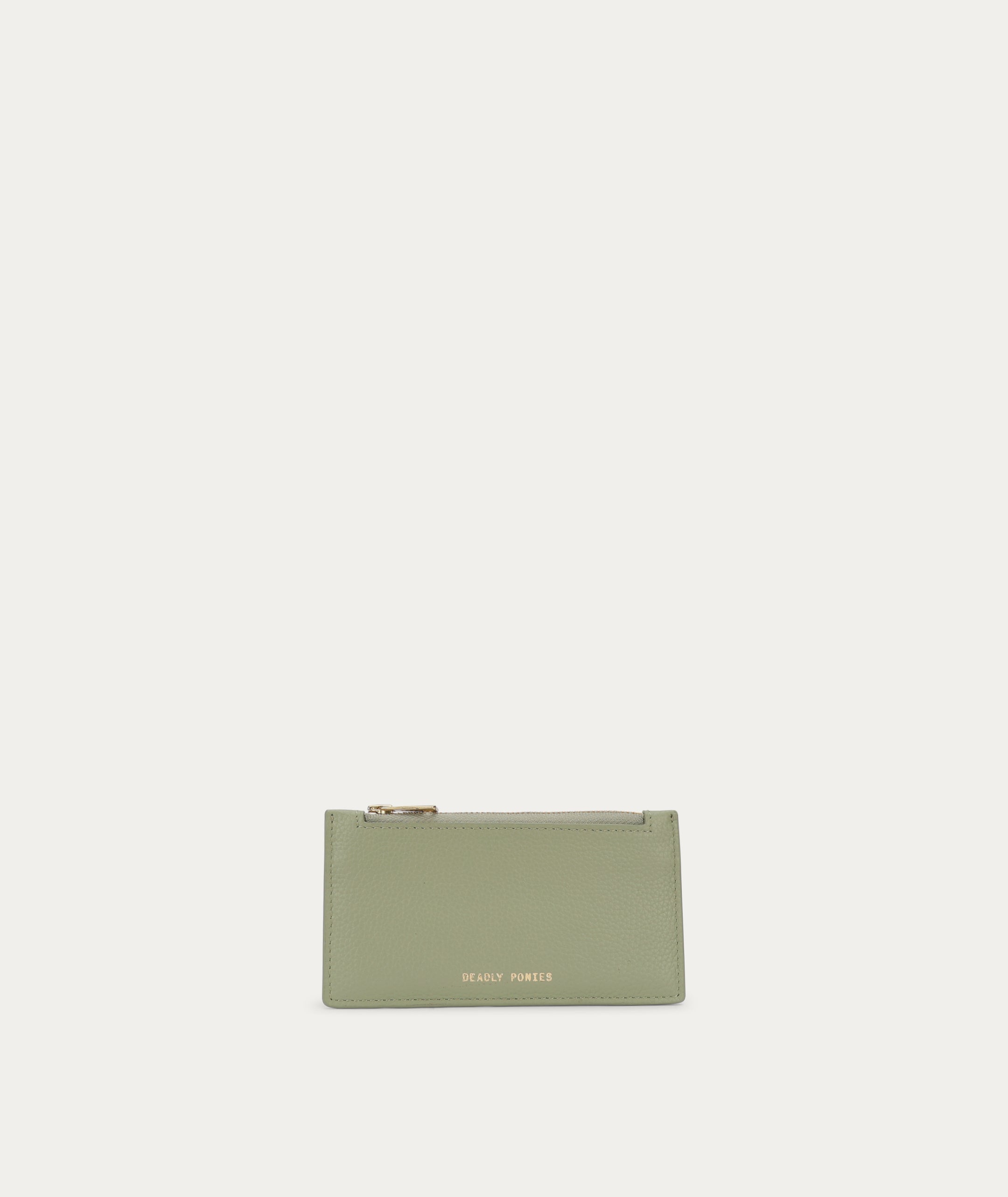 Zip Card Holder - Sage