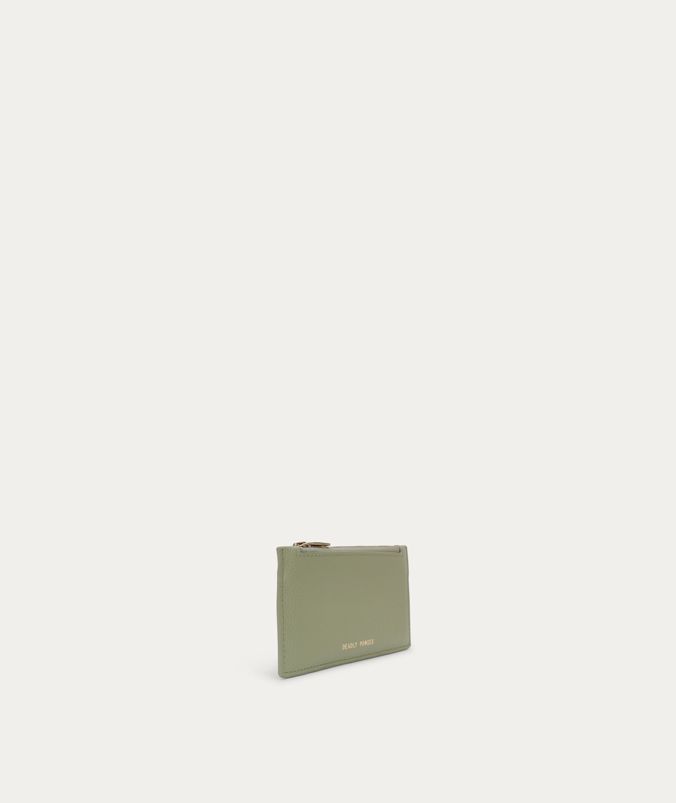 Zip Card Holder - Sage