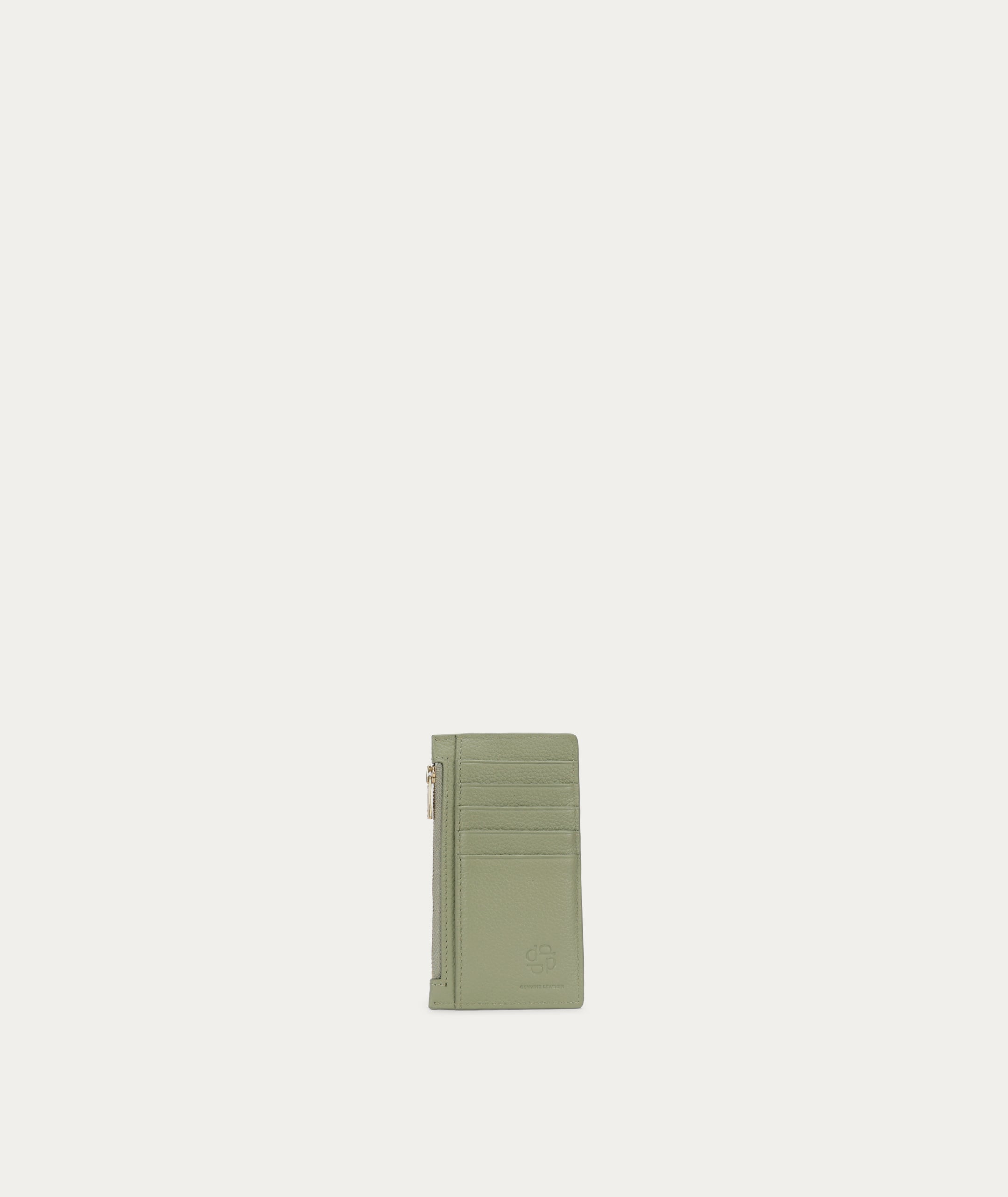 Zip Card Holder - Sage