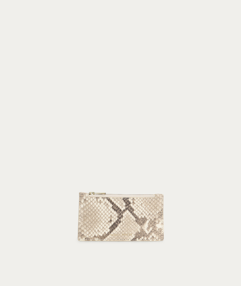 Zip Card Holder - Desert Python