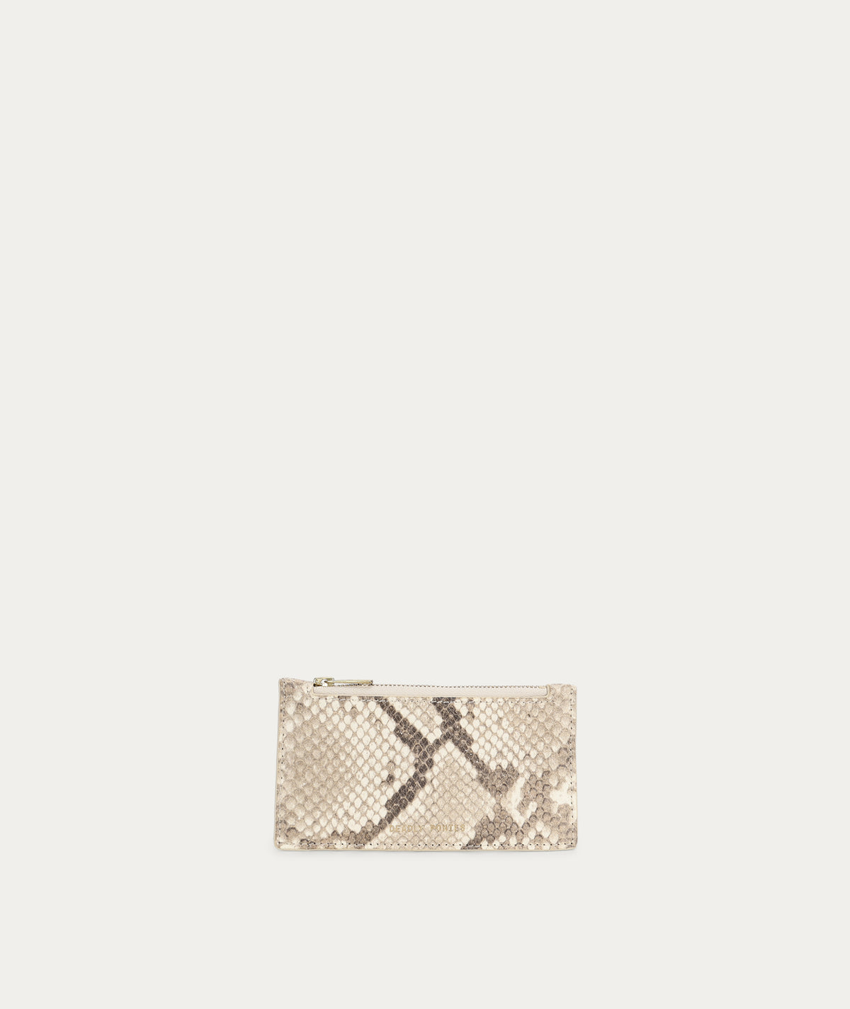 Zip Card Holder - Desert Python