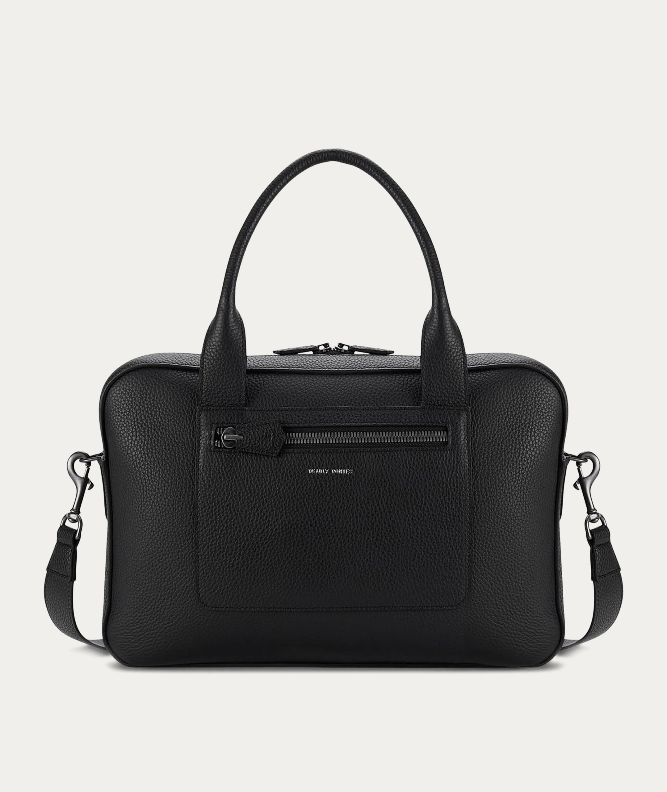 Zorro Briefcase - Black/Gunmetal