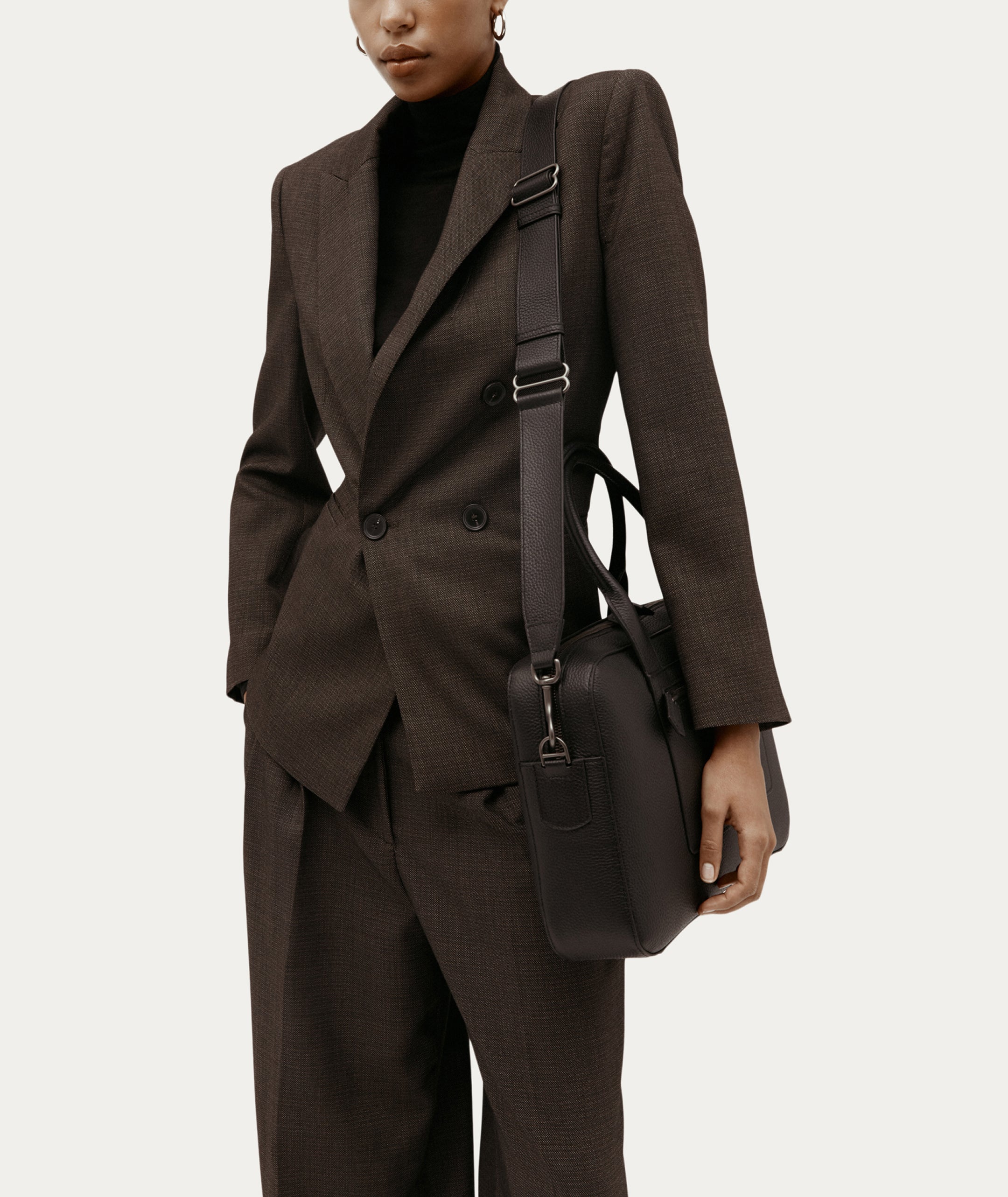 Zorro Briefcase - Black/Gunmetal