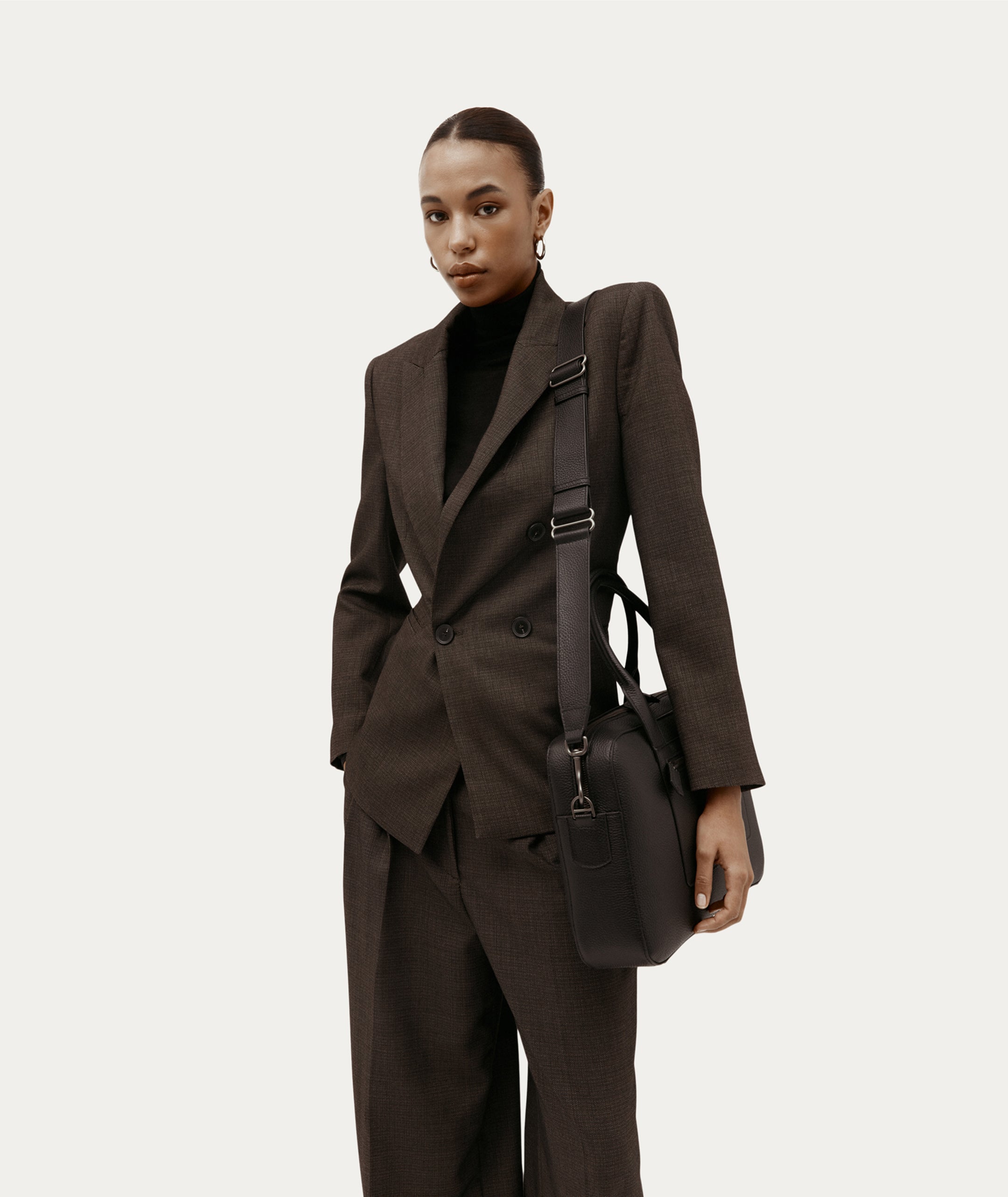 Zorro Briefcase - Black/Gunmetal