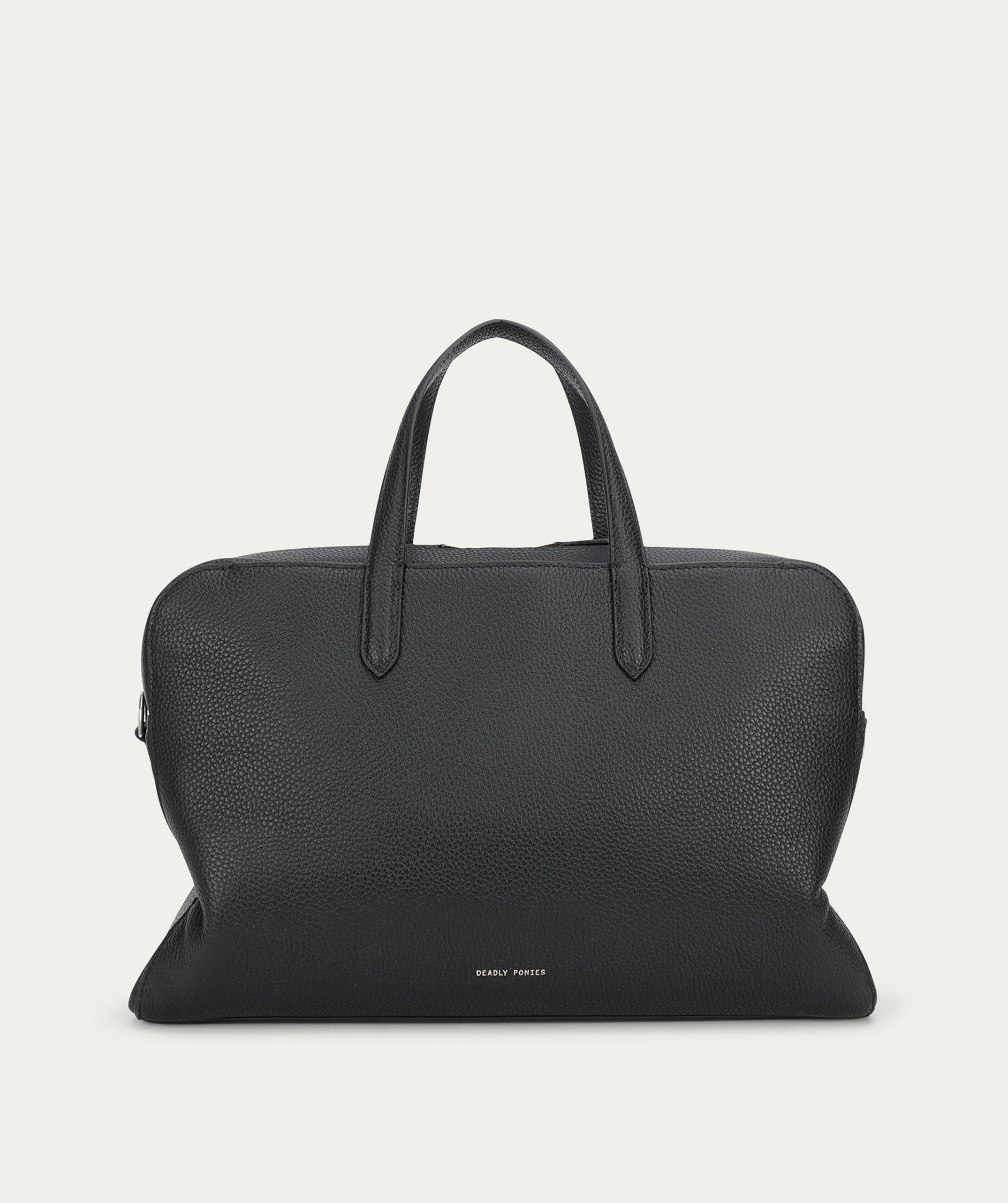 Zorro Briefcase - Black/Silver
