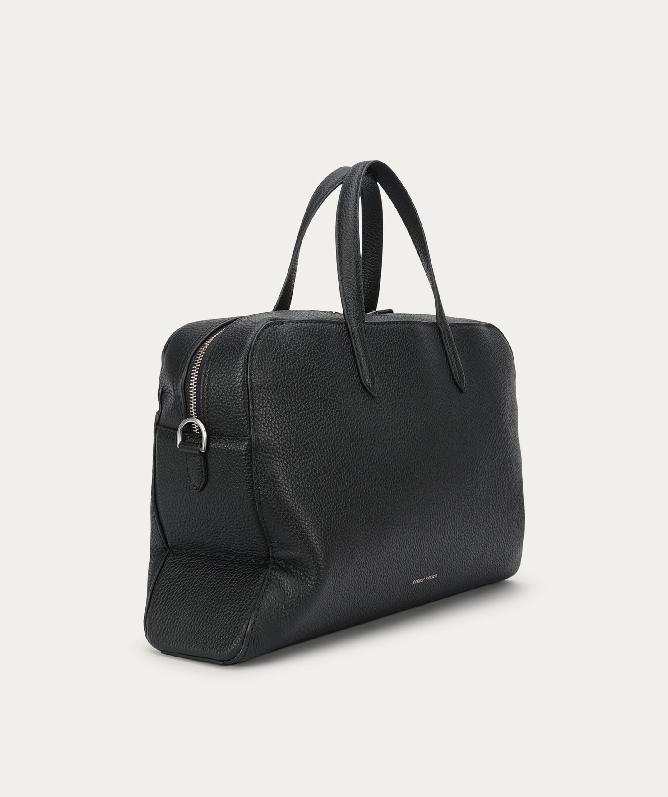 Zorro Briefcase - Black/Silver