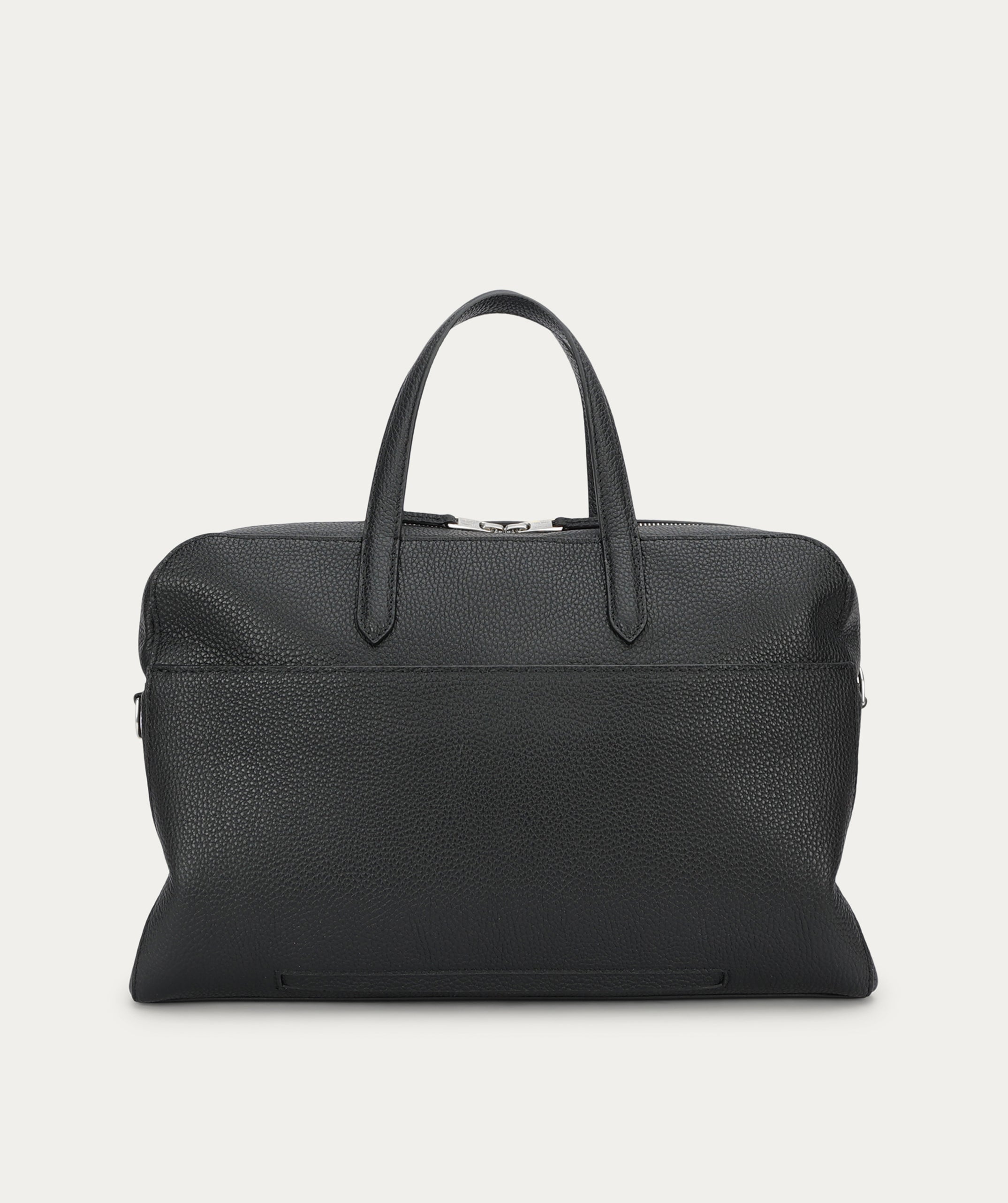 Zorro Briefcase - Black/Silver