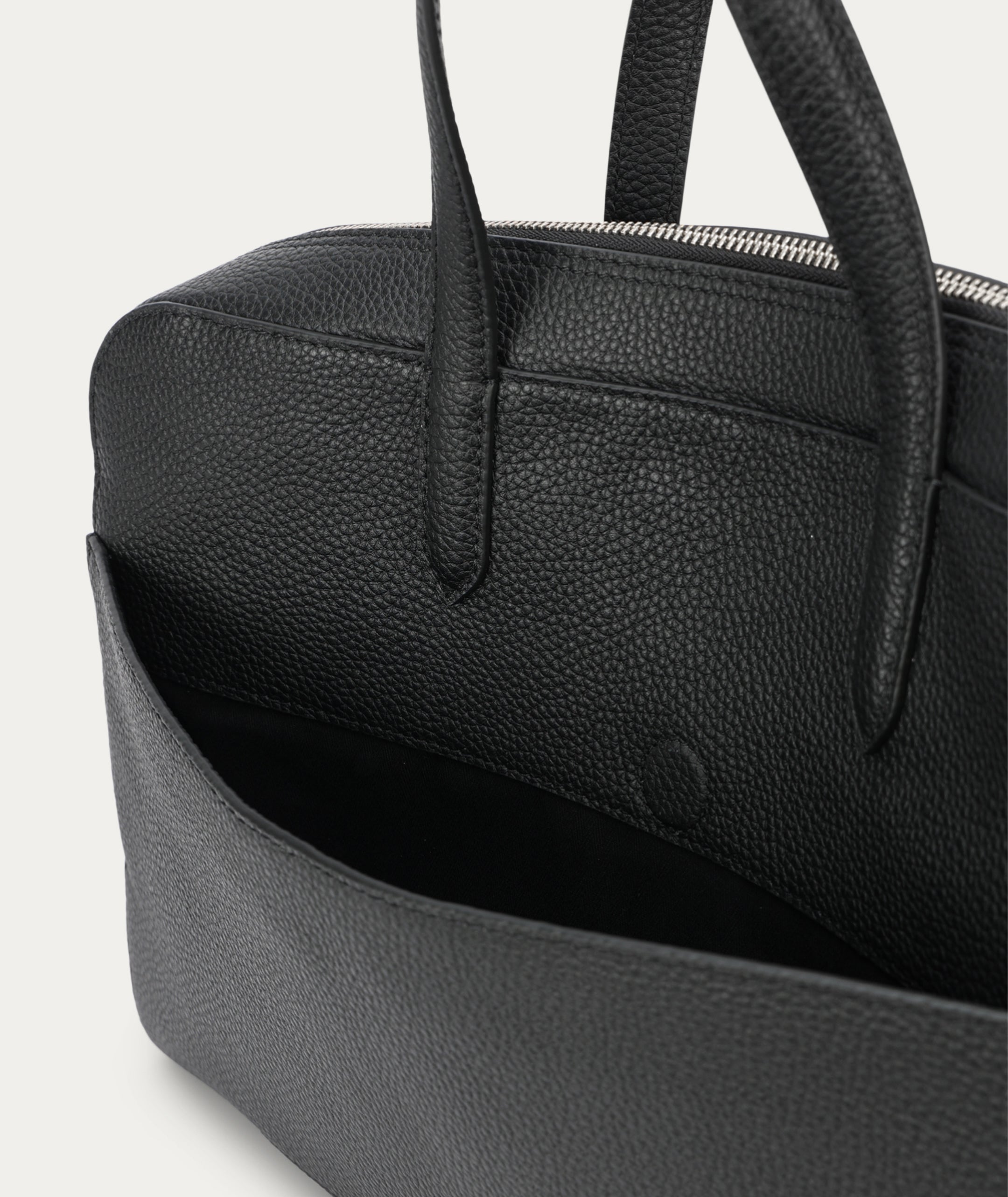 Zorro Briefcase - Black/Silver