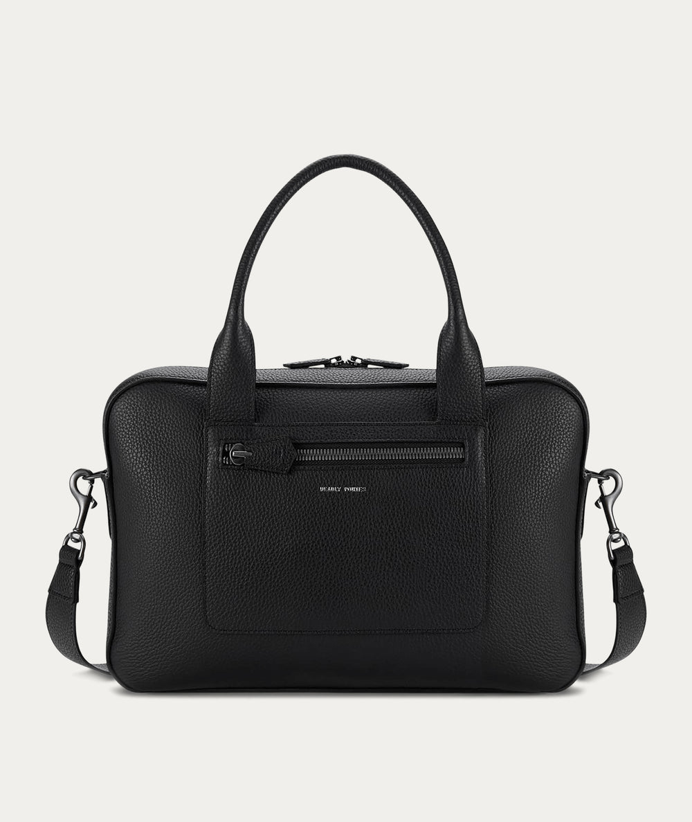 Zorro Briefcase - Black/Gunmetal
