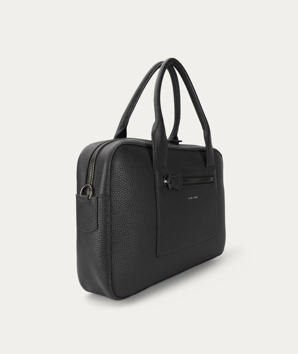 Zorro Briefcase - Black/Gunmetal
