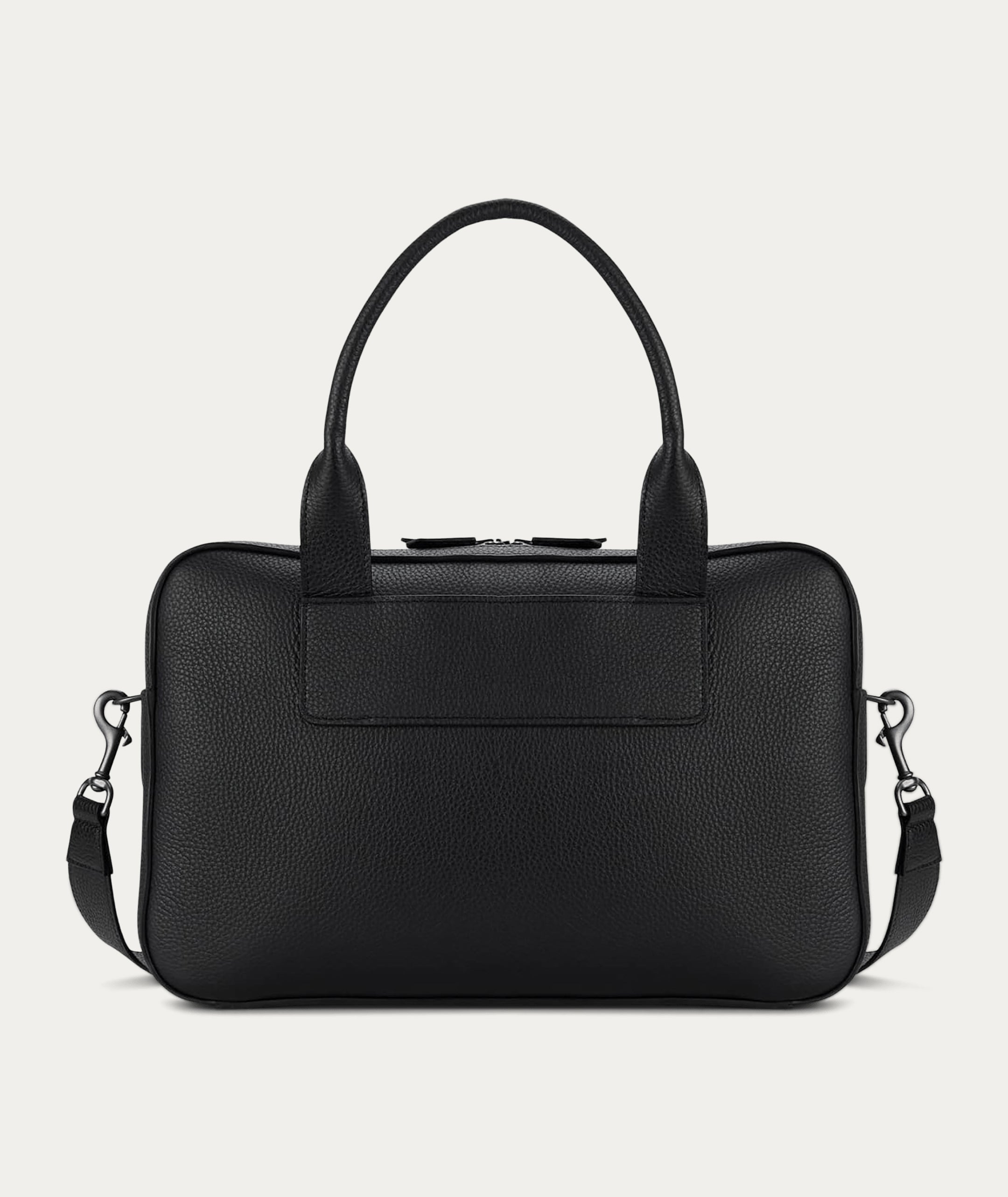 Zorro Briefcase - Black/Gunmetal – Deadly Ponies