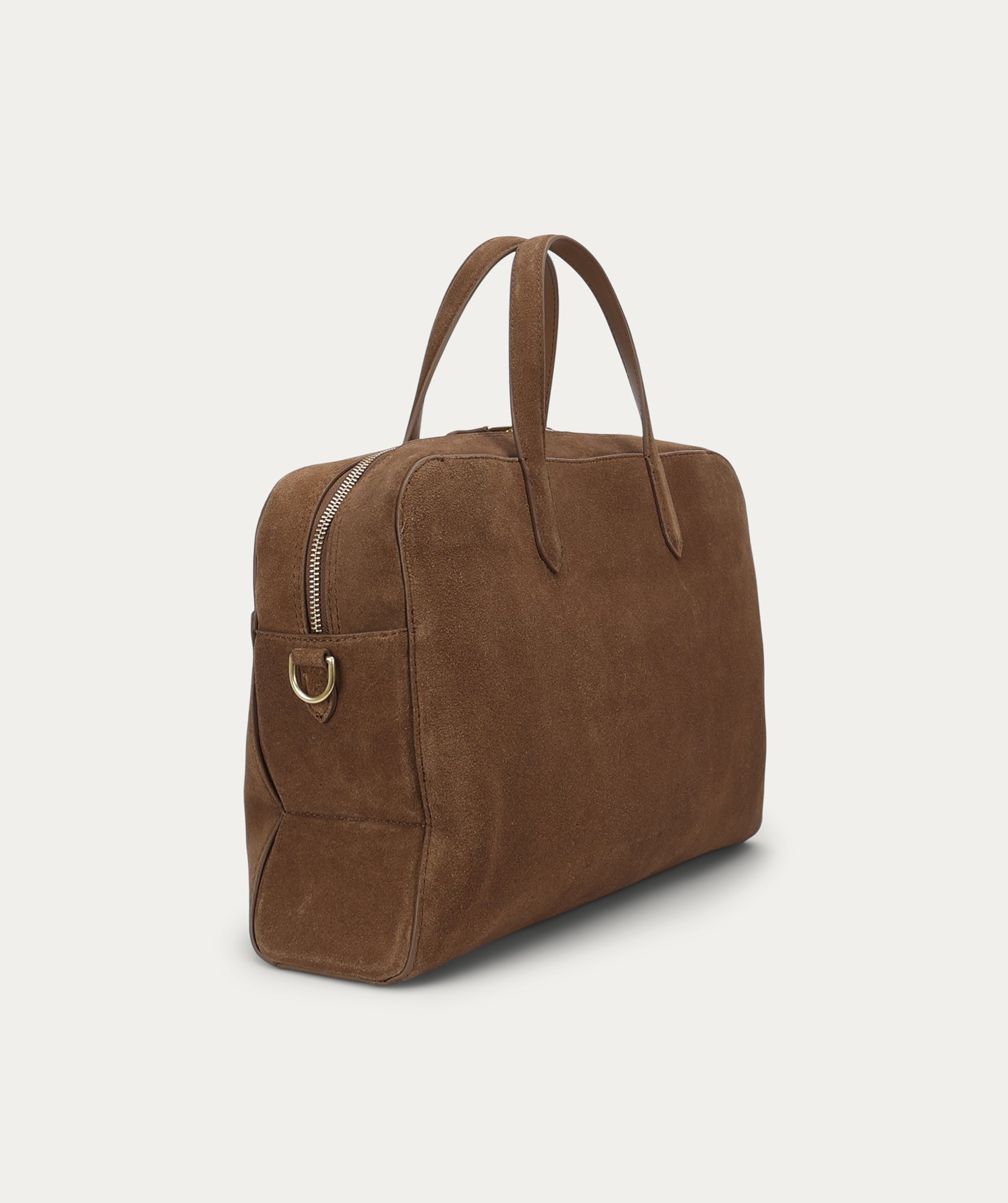 Zorro Briefcase - Hazel Suede