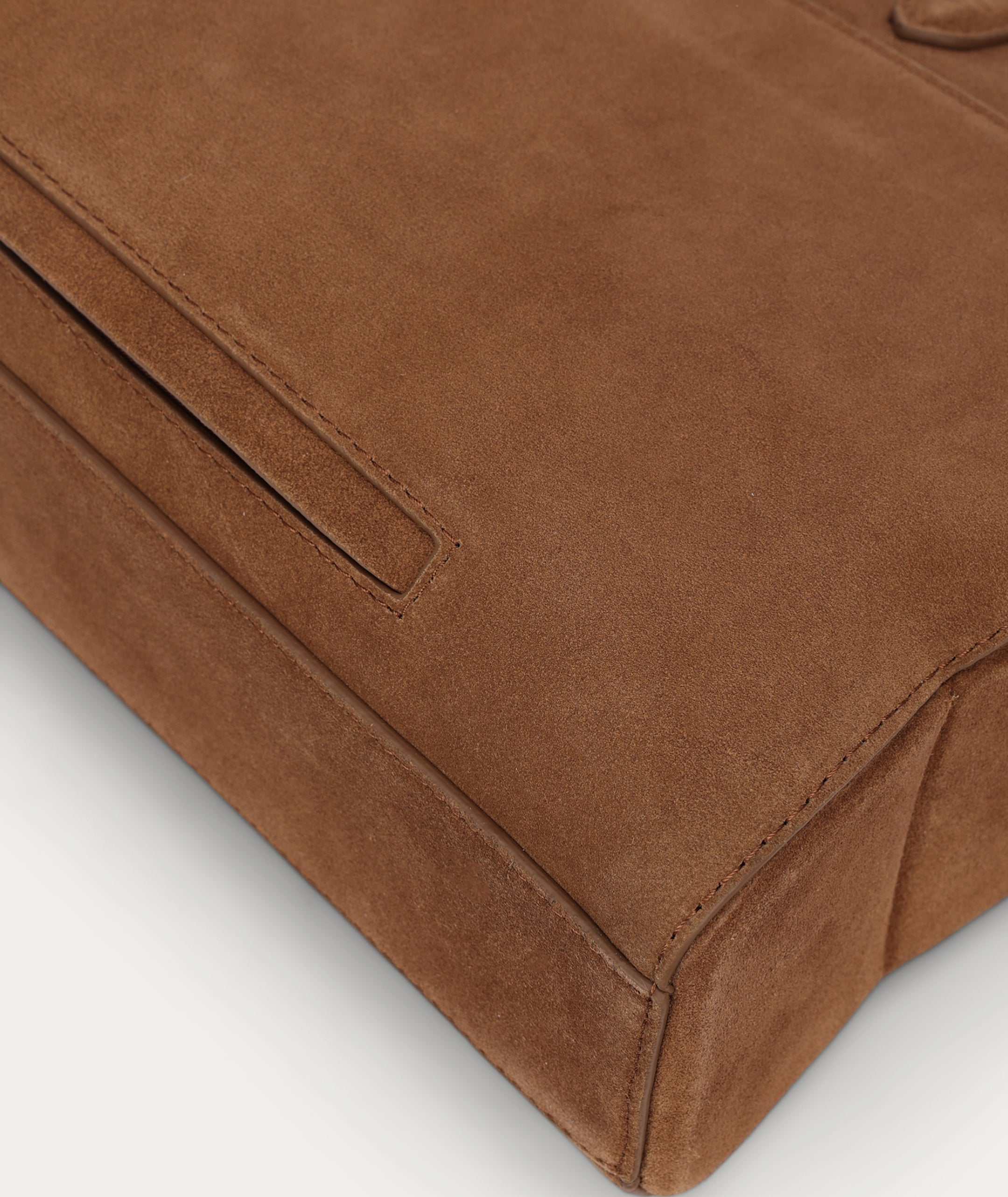 Zorro Briefcase - Hazel Suede