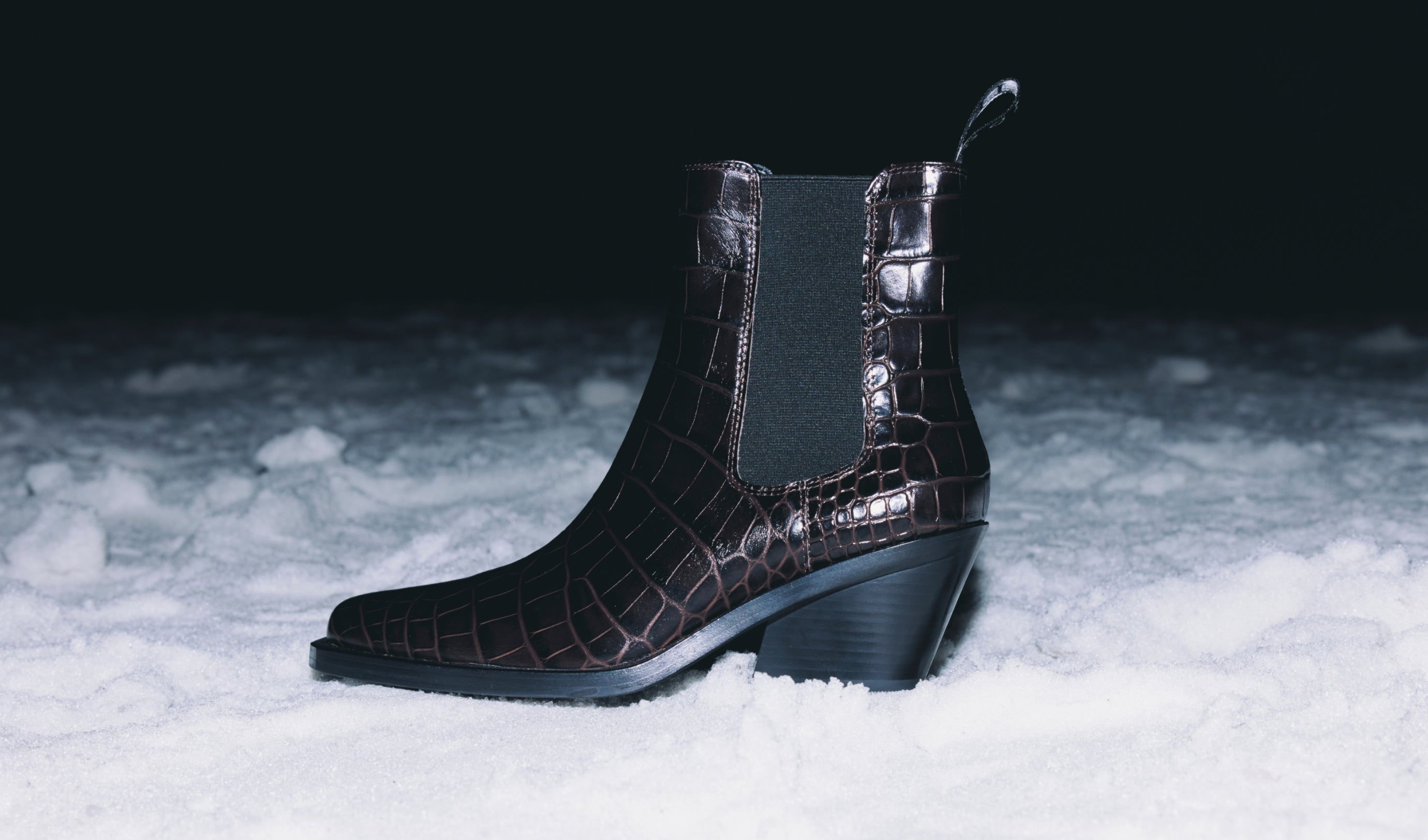 Rider Boot - Espresso Croc