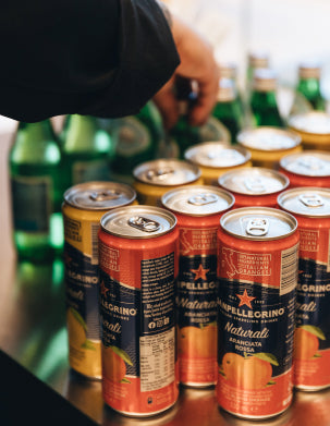 <p>San Pellegrino drinks to support the event.</p>